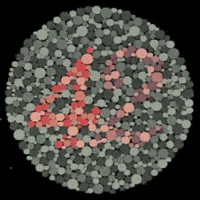 Image segmentation for color blindness tests